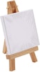 Generic 10X10 cm Mini Plain Canvas With Stand Acrylic/Oil 12Pcs/Set