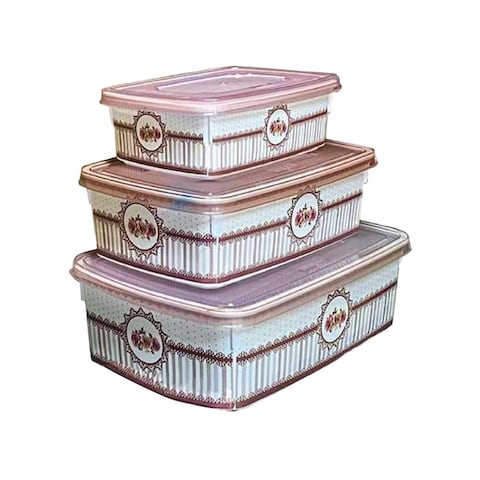El Watania Food Container Set - 3 Pieces