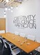 Spoil Your Wall Office Quote Wall Decal Black 100x50cm