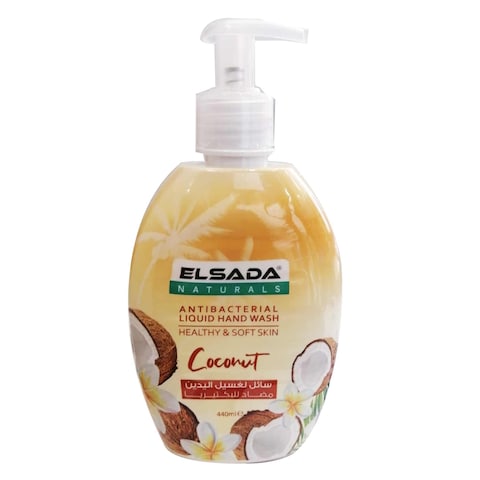 Elsada Antibacterial Tropical Coconut Liquid Hand Wash 440ML