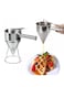 Generic Pancake Batter Dispenser Silver 26X20cm