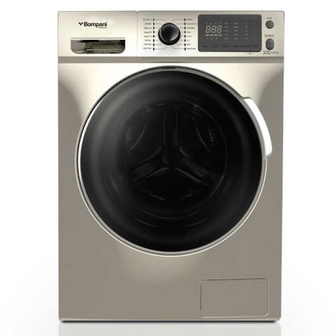 Bompani 8kg Front Load Washer, 16 Programs, 1-Year Warranty-Silver BO3003BI2878SS