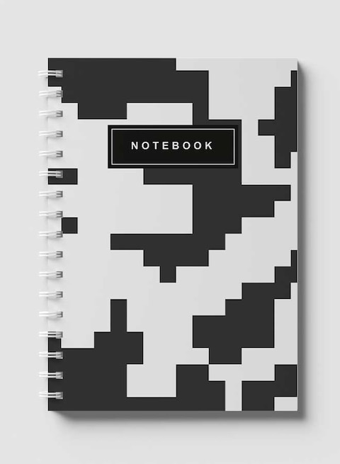 Lowha Spiral Notebook With 60 Sheets And Hard Paper Covers With Military Camouflage Design, For Jotting Notes And Reminders, For Work, University, School