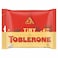 Toblerone Tiny Swiss Milk Chocolate Bars with Honey and Almond Nougat Minis Sharing Pack, 168g