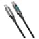 Cellairis USB-C To USB-C Data Sync Charging LED PD Cable Black 1.2m 100W