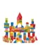 Alostoura 100-Piece Wood Alphabet Stacking Blocks Set