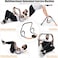 Marshal Fitness Ab Roller Trainer Fitness Crunch Ab Trainer Abdominal Machine Complete Portable Home Core Training System Abdominal Muscle Trainer