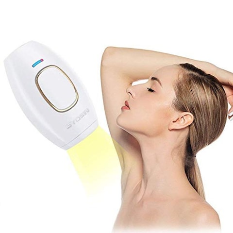 SYOSIN 400,000 flashes IPL Epilator Hair Removal Devices Kit SYOSIN Permanent Face Hair Removal System Painless Intense Pulsed Light Epilator Body Hair Removal for Women and Men Ultra Comfort for home