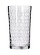 Delcasa 6-Piece Honey Comb Glass Tumbler Set Clear 260ml