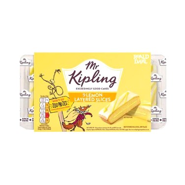 مستر كيبلينج شرائح بالليمون × 9