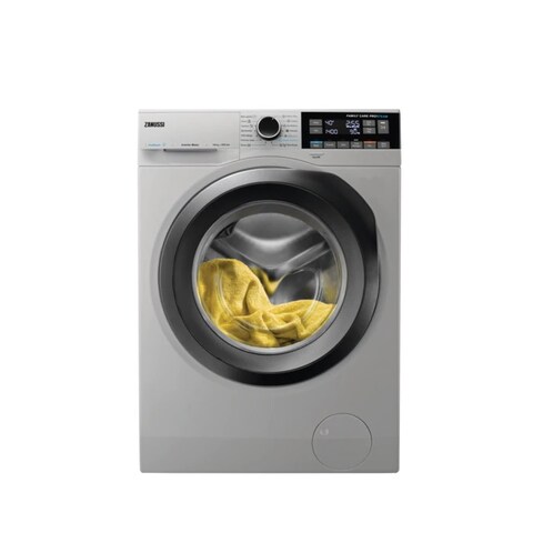 Zanussi Front Loading Washer Dryer - 10kg- Silver - ZWD11683NS