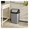Dunya 09701 Fantasy Swing Dustbin 5L Grey/Black
