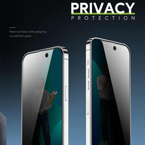 Green Lion iPhone 14 Pro Screen Protector with 9H Steve Privacy Strong HD Glass - Privacy