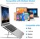 Adjustable Laptop Stand For Desk - Made With Premium Quality Aluminium - Portable Macbook Stand - Compatiable For Every Laptop, Tablet And Book