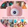 Generic Kids Camera Mini Rechargeable And Shockproof Creative DIY Camcorder For Children 3, 8 Years Old (32GB SD Card Included)