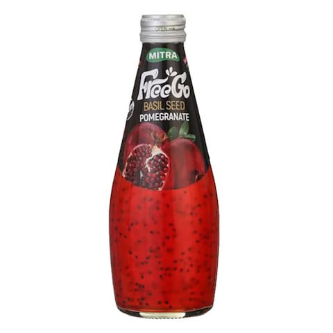 Mitra Free Go Basil Seed Juice with Pomegranate - 290ml