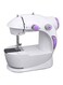 Generic Portable Mini Sewing Machine White/Purple