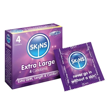 Skins Condoms Extra Large 4Pack