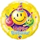 Birthday Smiley Faces 18inches Foil Bn