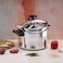 Royalford Aluminium Pressure Cooker 5L, Silver, Rf7600