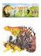 Rolly Toys Mini Jungle Animals Figure Toys Set Non Toxic Multicolored Realistic Wild Animals Set For Kids
