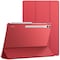 Case For Samsung Galaxy Tab S9 Ultra 14.6-Inch, Translucent Back Tri-Fold Stand Protective Tablet Cover, Support S Pen Charging Auto Wake/Sleep Red