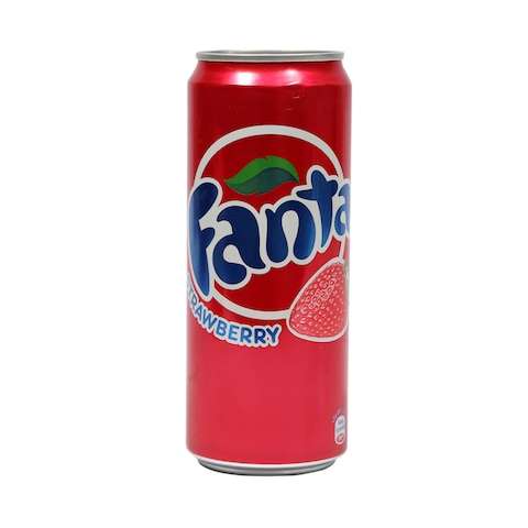 Fanta Strawberry Soft Drink Can 330ml