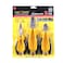 Crownman German Pliers 3 Pieces Set - Black Yellow
