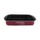 نوفال صينية فرن مستطيلة - 25 سم - أحمر