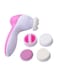 Generic 5-In-1 Portable Facial Massager Pink/White