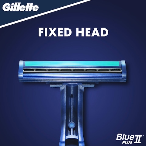 Gillette Razor Blue 2 Blades Plus Disposable 10 Pieces