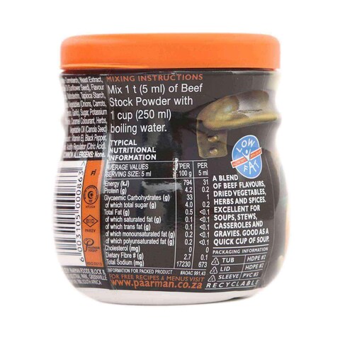 Ina Paarman&#39;s Beef Flavour Stock Powder 150g