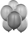 Generic Party Fun Metallic Dark Silver Balloon - 12Inches - (Pack Of 40 Units)