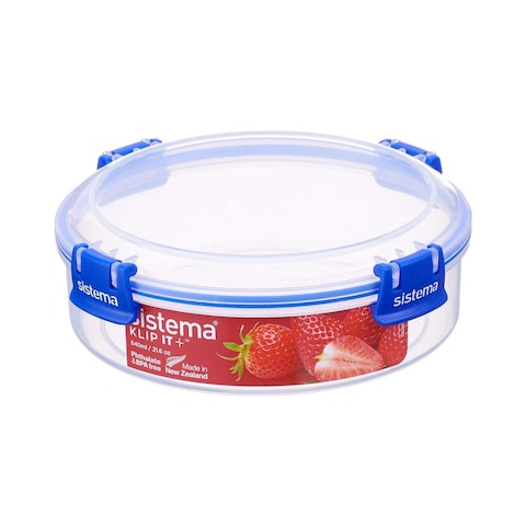 Sistema Round Food Container - 640ml - Clear