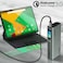 Promate Universal 20000mAh Ultra-Slim Portable Power Pack with 130W Power Delivery, Smart TFT LCD Screen, USB-A QC 3.0, Dual USB-C Input/Output Ports, and Over-Heating Protection, Titan-130 (130W)