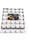 Marrkhor 25-Piece Romantic Scented Tea Lights Candle White