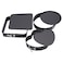 Delcasa Springform Set, (Heart +Round +Square), Carbon Steel, Dc2044 - 3Pcs, Premium Non-Stick Coating, Easy Cleaning, For Oven Use Only, Pan With Removable Loose Base, Leakproof Cake Pan Set
