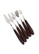 Generic 5-Piece Palette Scraper Knife Brown/Silver