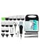 WAHL Chrome Pro Hair Trimmer With Accessories Set Black/Silver