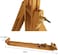Generic Wood Painting Easel Stand, Portable Art Floor Tripod Beech Easel, Foldable Design, Adjustable Height, Adjustable Large Tray For Painting, Sketching, Display