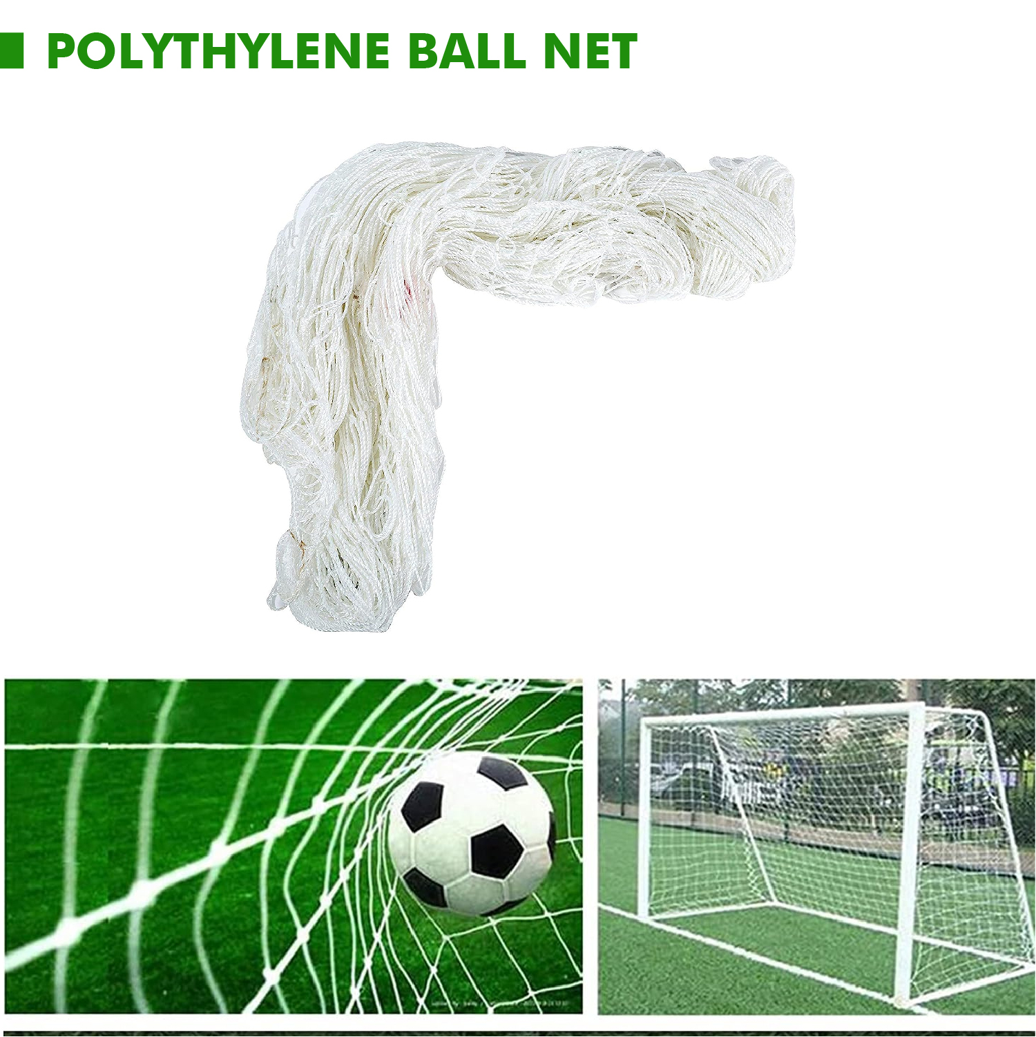 YALLA HomeGym Soccer Goal Net 4ft x 2.5ft, Outdoor Backyard Football Goal Post Net, Portable Soccer Goal Net