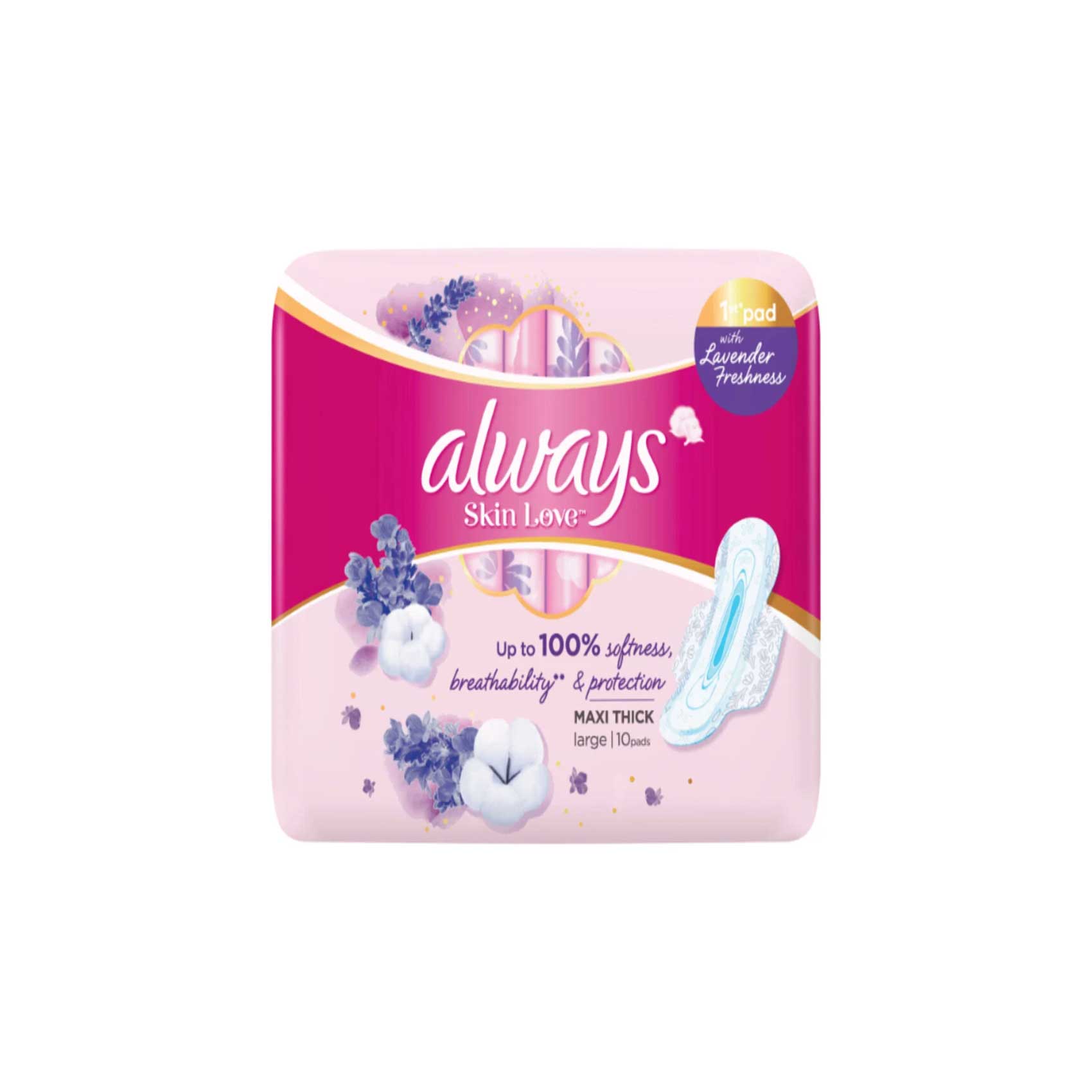 Always Premium Women Pads Large 10pcs