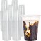 Yesocea [50 Pack] Juice Cup 12 Oz Clear Strong Disposable Cups - Ideal For Iced Coffee