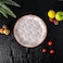 Royalford Melamineware 10" Dinner Plate- Rf11780 Dishwasher-Safe Dinnerware With Strong And Sturdy Construction, White And Pink