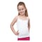 Lux Premiums Pure Cotton Comfortable Fit Spaghetti For Girls 7-8 Years White