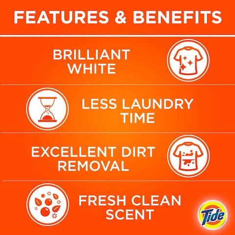 Tide Automatic Laundry Detergent Powder Original Scent 9kg