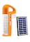 Sonashi Rechargeable 3 Side Lantern With Solar Panel SEL-697SP Orange 15x6.5x20cm