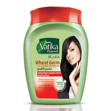Vatika Naturals Wheat Germ Conditioning Hammam Cream - 450 gram
