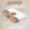 Comforto Classic, white with golden piping, 60*40*13Memory Foam Pillow, Orthopedic Pillow