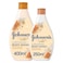 Johnson's  Vita-Rich Smoothies Comforting Yogurt Honey And Oats Body Wash White 400ml+250ml